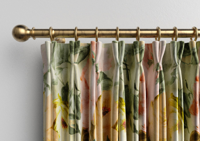 Amelia Faux Silk, Honeydew - Made to Measure Curtain - Image 10